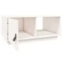 Couchtisch aus massivem weißem Kiefernholz, 80 x 50 x 35,5 cm von vidaXL, Couchtisch - Ref: Foro24-818261, Preis: 60,20 €, Ra...