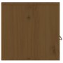 Armarios de pared 2 uds madera pino marrón miel 60x30x30 cm de vidaXL, Estantes y estanterías - Ref: Foro24-818372, Precio: 9...