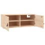 Armarios de pared 2 uds madera maciza de pino 80x30x30 cm de vidaXL, Estantes y estanterías - Ref: Foro24-818376, Precio: 117...