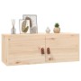 Armarios de pared 2 uds madera maciza de pino 80x30x30 cm de vidaXL, Estantes y estanterías - Ref: Foro24-818376, Precio: 117...