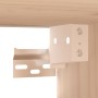 Armarios de pared 2 uds madera maciza de pino 80x30x30 cm de vidaXL, Estantes y estanterías - Ref: Foro24-818376, Precio: 117...