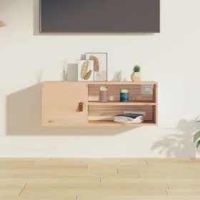 Armario de pared de madera maciza de pino 80x30x30 cm de vidaXL, Estantes y estanterías - Ref: Foro24-818385, Precio: 48,25 €...