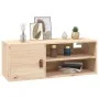 Armario de pared de madera maciza de pino 80x30x30 cm de vidaXL, Estantes y estanterías - Ref: Foro24-818385, Precio: 48,25 €...