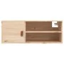 Armario de pared de madera maciza de pino 80x30x30 cm de vidaXL, Estantes y estanterías - Ref: Foro24-818385, Precio: 48,25 €...