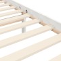Estructura de cama con cabecero madera maciza blanco 160x200 cm de vidaXL, Camas y somieres - Ref: Foro24-3193802, Precio: 14...