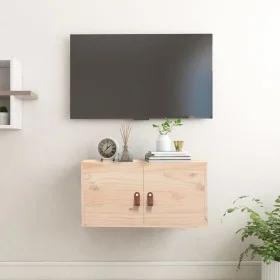 Armario de pared de madera maciza de pino 60x30x30 cm de vidaXL, Estantes y estanterías - Ref: Foro24-818365, Precio: 55,24 €...