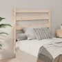Solid pine wood bed headboard 96x4x100 cm by vidaXL, Headboards and footboards - Ref: Foro24-818400, Price: 21,24 €, Discount: %