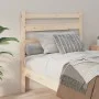 Solid pine wood bed headboard 96x4x100 cm by vidaXL, Headboards and footboards - Ref: Foro24-818400, Price: 21,24 €, Discount: %