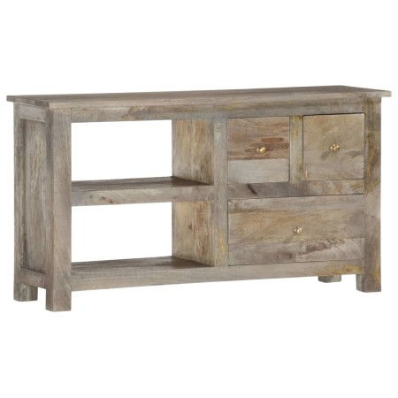 Mueble de TV de madera maciza de mango 100x30x55 cm en Muebles TV | Comprar online en Foru.es