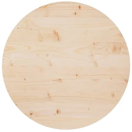 Solid pine wood table top surface Ø70x2.5 cm by vidaXL, Table tops - Ref: Foro24-813648, Price: 51,23 €, Discount: %