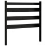 Cabecero de cama madera maciza de pino negro 106x4x100 cm de vidaXL, Cabeceros y pies de cama - Ref: Foro24-818409, Precio: 2...