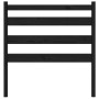 Cabecero de cama madera maciza de pino negro 106x4x100 cm de vidaXL, Cabeceros y pies de cama - Ref: Foro24-818409, Precio: 2...