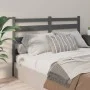 Bettkopfteil aus massivem grauem Kiefernholz, 206 x 4 x 100 cm von vidaXL, Kopf- und Fußteile - Ref: Foro24-818442, Preis: 32...