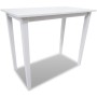 Mesa de bar y 4 taburetes de barra madera blanca de vidaXL, muebles para cocinas y comedores - Ref: Foro24-271832, Precio: 43...