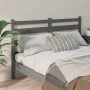 Bettkopfteil aus massivem grauem Kiefernholz, 206 x 4 x 100 cm von vidaXL, Kopf- und Fußteile - Ref: Foro24-818442, Preis: 32...