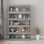 Estantería/divisor espacios gris Sonoma 100x30x166 cm de vidaXL, Librerías y estanterías - Ref: Foro24-813639, Precio: 78,70 ...