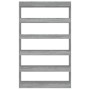 Estantería/divisor espacios gris Sonoma 100x30x166 cm de vidaXL, Librerías y estanterías - Ref: Foro24-813639, Precio: 78,70 ...