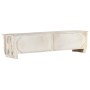 Mueble de TV de madera maciza de mango blanco 140x30x35 cm en Muebles TV | Comprar online en Foru.es