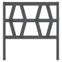 Cabecero de cama madera maciza de pino gris 106x4x100 cm de vidaXL, Cabeceros y pies de cama - Ref: Foro24-818607, Precio: 36...