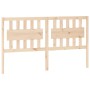 Cabecero de cama madera maciza de pino 155,5x4x100 cm de vidaXL, Cabeceros y pies de cama - Ref: Foro24-818575, Precio: 57,91...