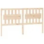 Solid pine wood bed headboard 155.5x4x100 cm by vidaXL, Headboards and footboards - Ref: Foro24-818575, Price: 57,17 €, Disco...