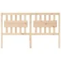 Solid pine wood bed headboard 155.5x4x100 cm by vidaXL, Headboards and footboards - Ref: Foro24-818575, Price: 57,17 €, Disco...