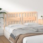 Cabecero de cama madera maciza de pino 155,5x4x100 cm de vidaXL, Cabeceros y pies de cama - Ref: Foro24-818575, Precio: 57,91...