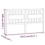 Solid pine wood bed headboard 155.5x4x100 cm by vidaXL, Headboards and footboards - Ref: Foro24-818575, Price: 57,17 €, Disco...