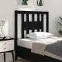 Cabecero madera maciza de pino negro 96x4x100 cm de vidaXL, Cabeceros y pies de cama - Ref: Foro24-818654, Precio: 23,23 €, D...