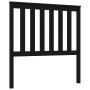 Cabecero de cama madera maciza de pino negro 96x6x101 cm de vidaXL, Cabeceros y pies de cama - Ref: Foro24-818504, Precio: 28...