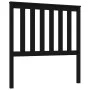Cabecero de cama madera maciza de pino negro 96x6x101 cm de vidaXL, Cabeceros y pies de cama - Ref: Foro24-818504, Precio: 28...