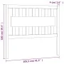 Bettkopfteil aus massivem Kiefernholz, 105,5 x 4 x 100 cm von vidaXL, Kopf- und Fußteile - Ref: Foro24-818555, Preis: 44,20 €...