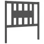Solid gray pine wood headboard 81x4x100 cm by vidaXL, Headboards and footboards - Ref: Foro24-818647, Price: 23,23 €, Discoun...