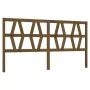 Honey brown solid pine wood bed headboard 206x4x100 cm by vidaXL, Headboards and footboards - Ref: Foro24-818643, Price: 36,9...