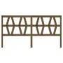Honey brown solid pine wood bed headboard 206x4x100 cm by vidaXL, Headboards and footboards - Ref: Foro24-818643, Price: 36,9...