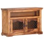 Mueble de TV de madera maciza de acacia 90x30x60 cm en Muebles TV | Comprar online en Foru.es