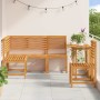 Conjunto de Bancos de Jardín 4 pcs Marrón en Bancos de jardín | Comprar online en Foru.es