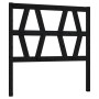 Cabecero de cama madera maciza de pino negro 81x4x100 cm de vidaXL, Cabeceros y pies de cama - Ref: Foro24-818599, Precio: 23...