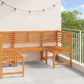 Conjunto de Bancos de Jardín 3 pcs Marrón en Bancos de jardín | Comprar online en Foru.es