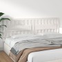 Cabecero de cama madera maciza de pino blanco 205,5x4x100 cm de vidaXL, Cabeceros y pies de cama - Ref: Foro24-818591, Precio...