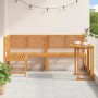 Conjunto de Bancos de Jardín 3 pcs Marrón en Bancos de jardín | Comprar online en Foru.es