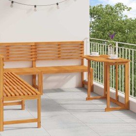 Conjunto de Bancos de Jardín 4 pcs Marrón en Bancos de jardín | Comprar online en Foru.es