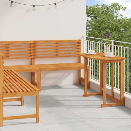Conjunto de Bancos de Jardín 4 pcs Marrón en Bancos de jardín | Comprar online en Foru.es