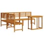 Conjunto de Bancos de Jardín 4 pcs Marrón en Bancos de jardín | Comprar online en Foru.es
