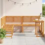 Conjunto de Bancos de Jardín 4 pcs Marrón en Bancos de jardín | Comprar online en Foru.es