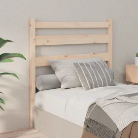 Cabecero de cama madera maciza de pino 106x4x100 cm de vidaXL, Cabeceros y pies de cama - Ref: Foro24-818405, Precio: 37,66 €...