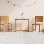 Juego Bistro de Jardín 3 pcs Marrón Madera de Acacia Sólida en Mesas de jardín | Comprar online en Foru.es