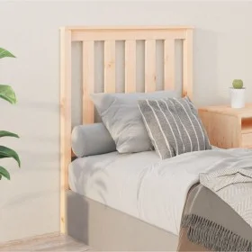 Cabecero de cama madera maciza de pino 81x6x101 cm de vidaXL, Cabeceros y pies de cama - Ref: Foro24-818495, Precio: 29,35 €,...