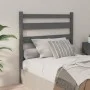 Bettkopfteil aus massivem grauem Kiefernholz, 96 x 4 x 100 cm von vidaXL, Kopf- und Fußteile - Ref: Foro24-818402, Preis: 31,...