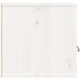 Armario de pared de madera maciza de pino blanco 60x30x30 cm de vidaXL, Estantes y estanterías - Ref: Foro24-818367, Precio: ...